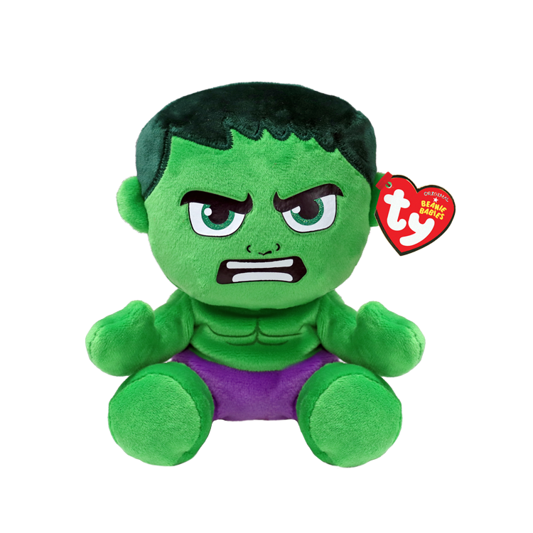 Ty Beanie Baby Plush Hulk 8 inch Size
