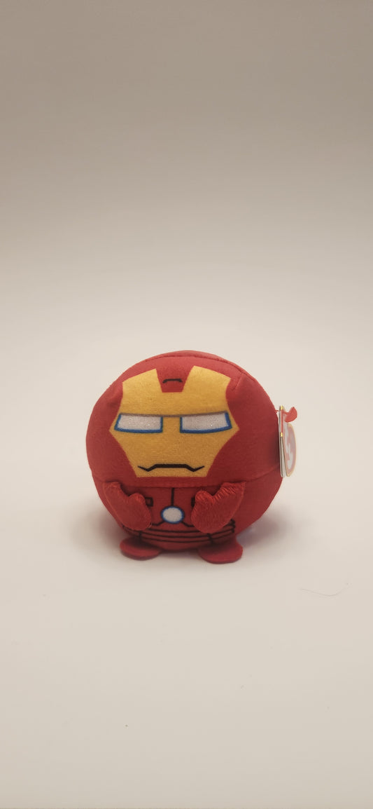 Ty Beanie Ball Puffie Marvel (Avengers), IRON MAN