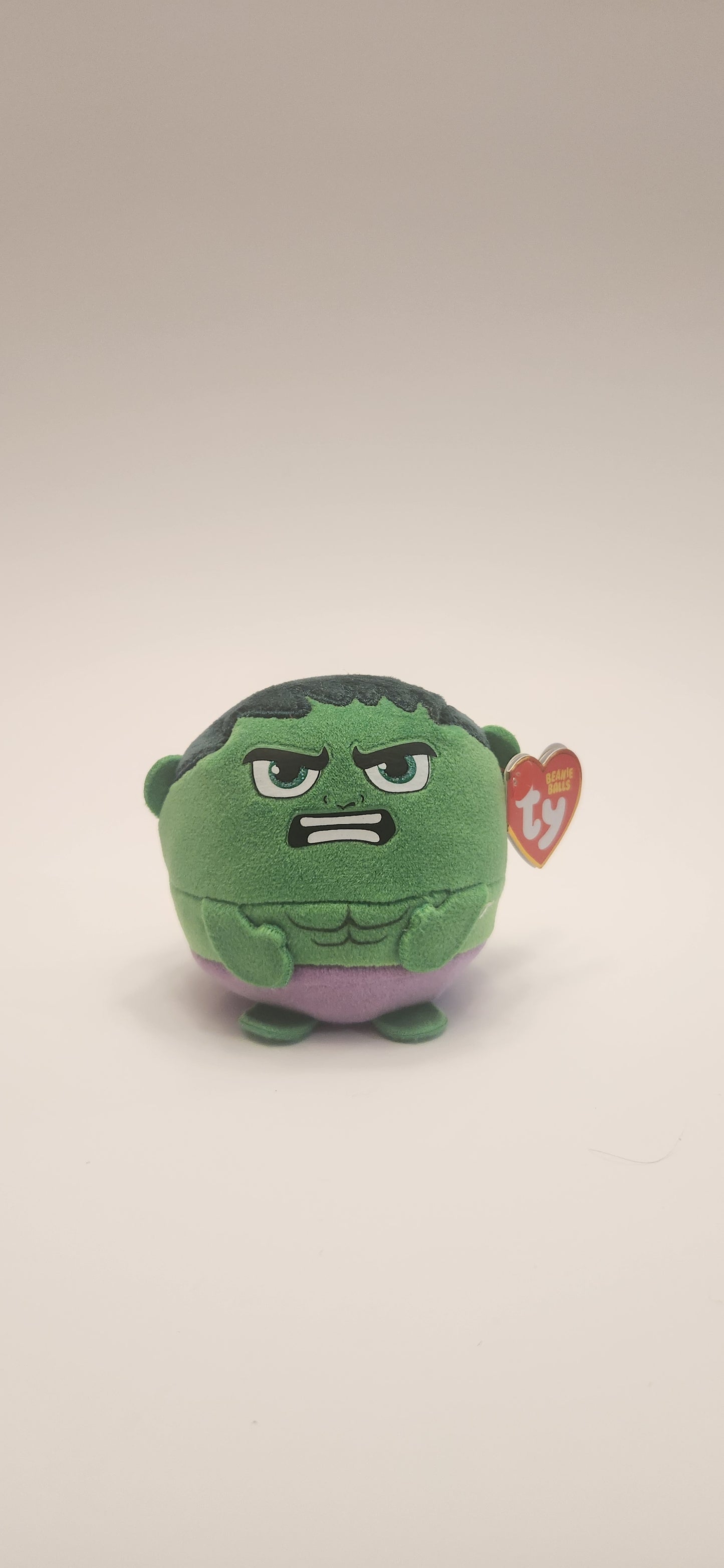 Ty Beanie Ball Puffie Marvel (Avengers), Incredible HULK