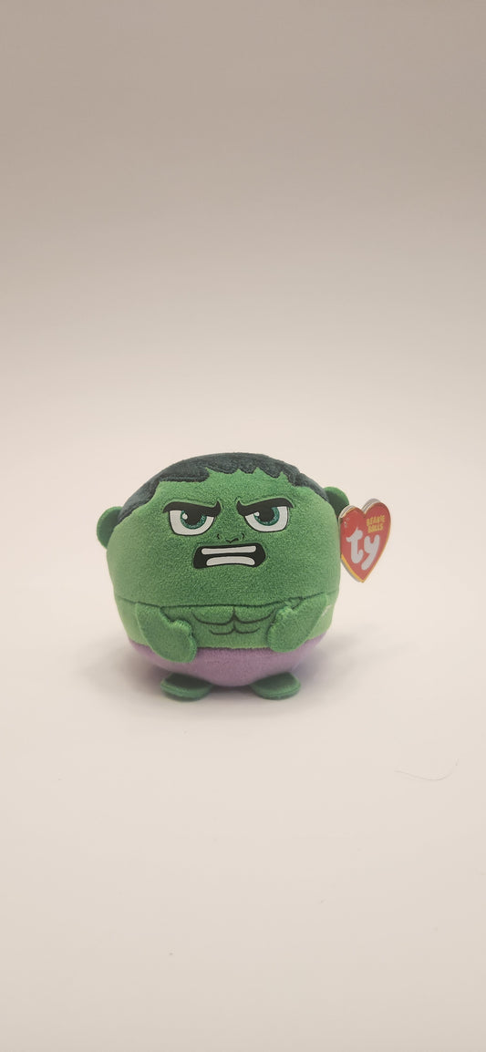 Ty Beanie Ball Puffie Marvel (Avengers), Incredible HULK