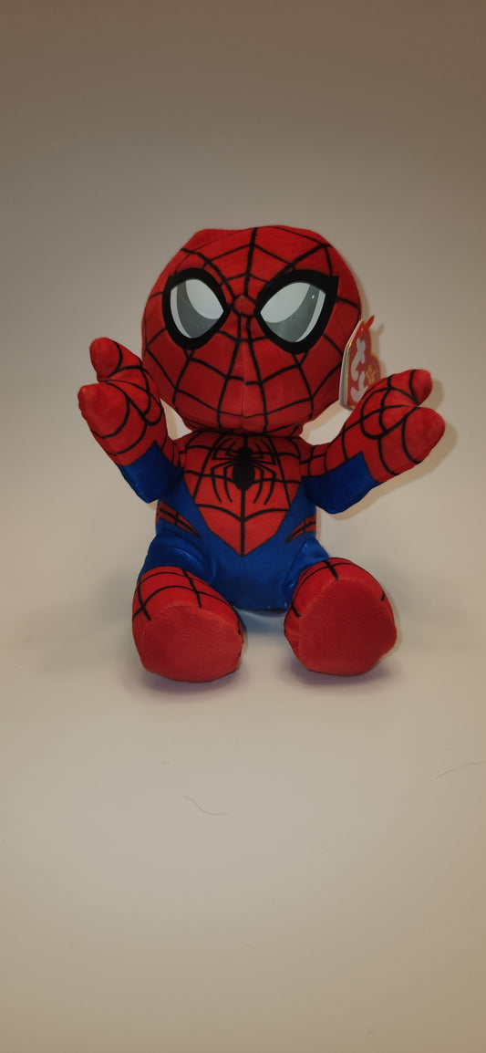 Ty Beanie Baby 8 inch Floppy Marvel, SPIDER-MAN