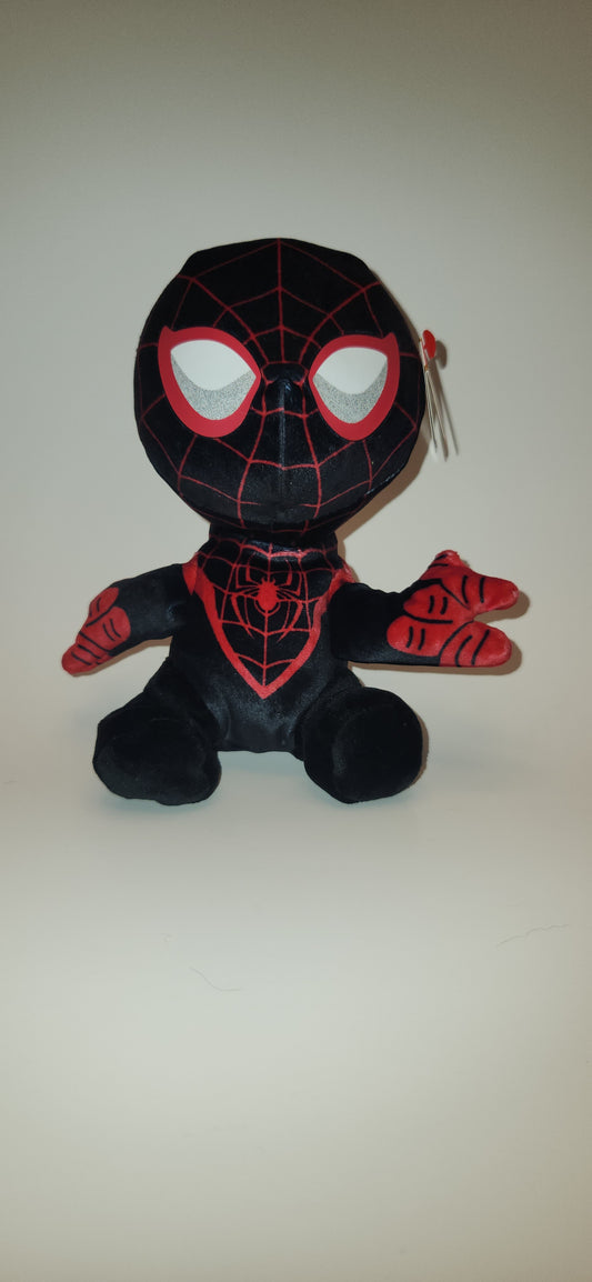 Ty Beanie Baby 8 inch Floppy Marvel, MILES MORALES (Spider-Man)