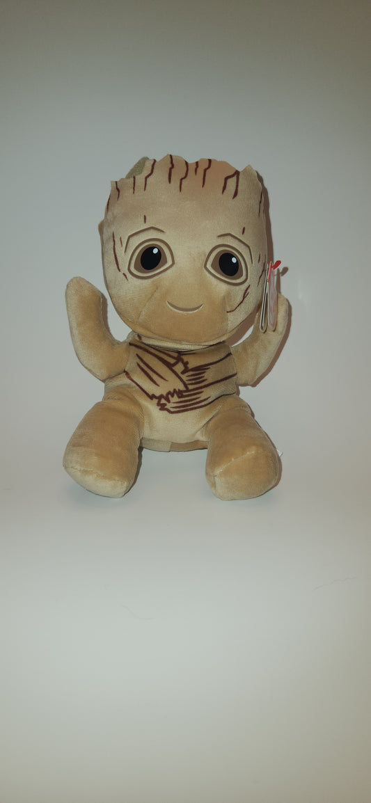 Ty Beanie Baby 8 inch Floppy Marvel, Guardians of the Galaxy, GROOT