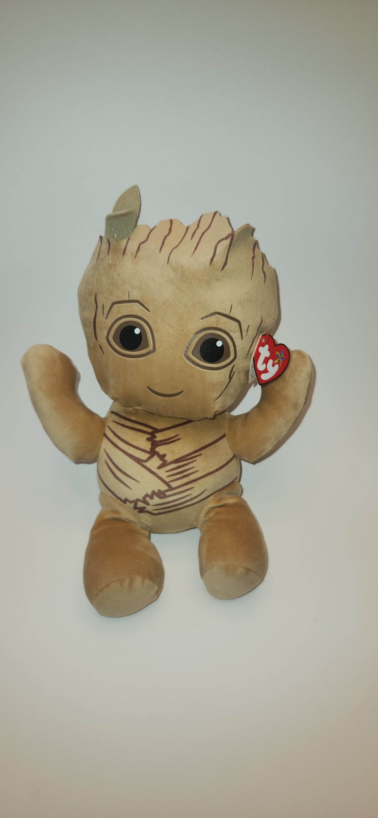Ty Beanie Baby 13 inch Floppy Marvel, Guardians of the Galaxy, GROOT