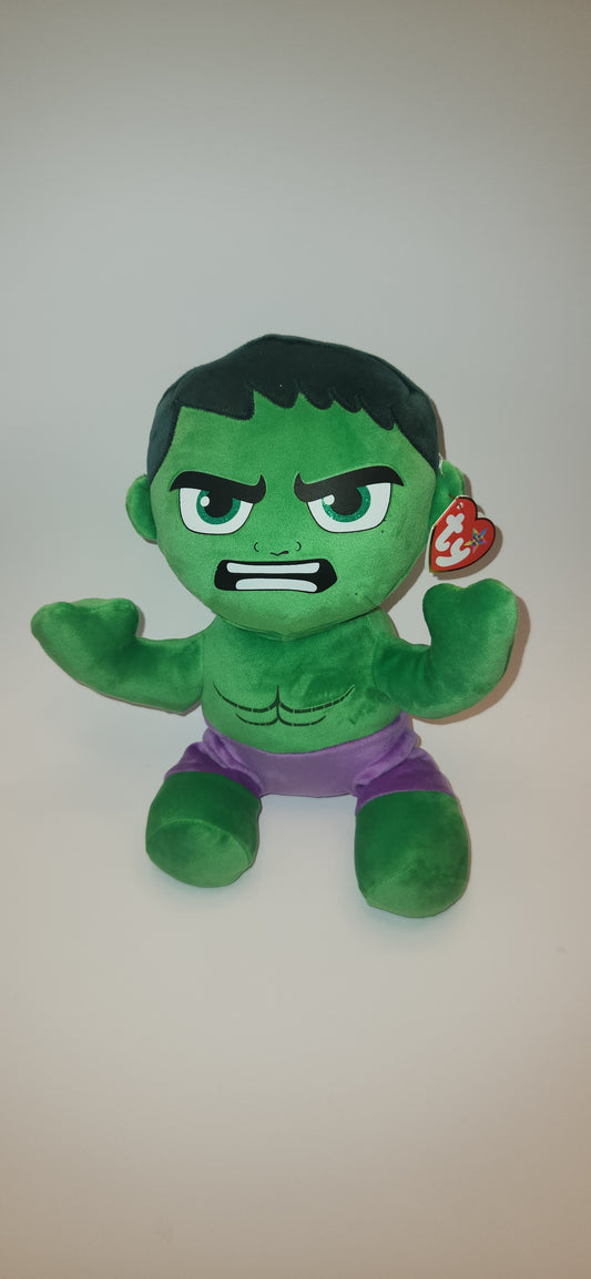 Ty Beanie Baby 13 inch Floppy Marvel (Avengers), Incredible HULK