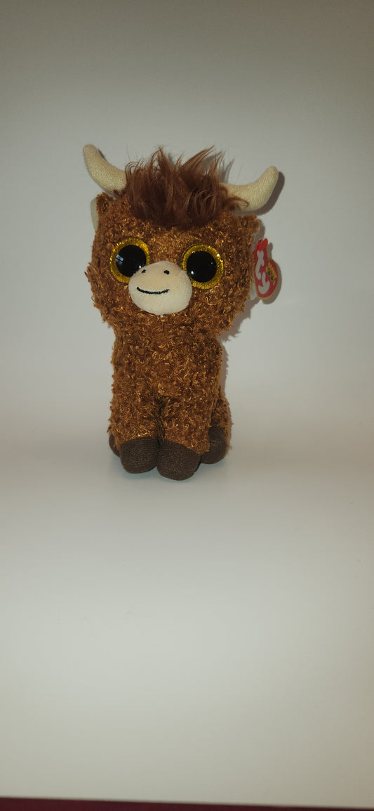 Ty Beanie Boo 8 inch highland cow, ALFIE