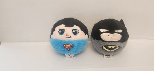 Ty Beanie Bouncer Set of Two DC Batman and Superman